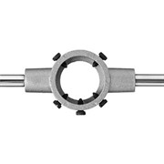 Плашкодержатель d 45/55мм (М16-М24, G1/2"- G3/4") с кольцом и трещеткой покр. цинк