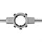 Плашкодержатель d 45/55мм (М16-М24, G1/2"- G3/4") с кольцом и трещеткой покр. цинк - фото 16986